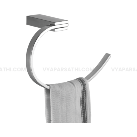 Onida CP Towel Ring | Rectangle Series
