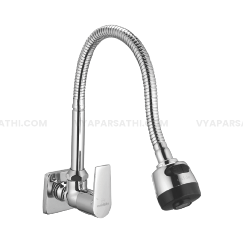 Onida Flexible Spout Sink Cock with Flange | Wonder Series