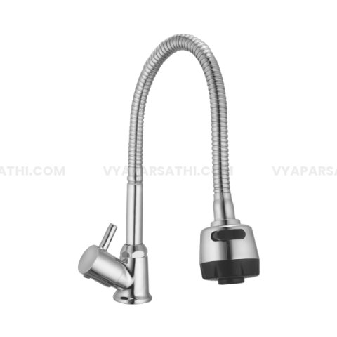 Onida Flexible Spout Swivel Pillar Cock | Flora Series