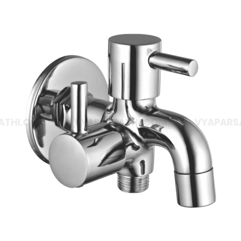 Onida 2-Way Bib Cock with Flange | Flora Series