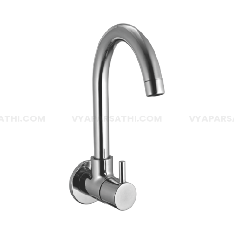 Onida Extended Spout Sink Cock with Flange | Florance Series