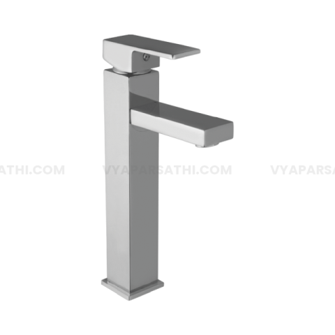 Onida Single Lever Long Basin Mixer with Hose (15mm) | Grande F Series