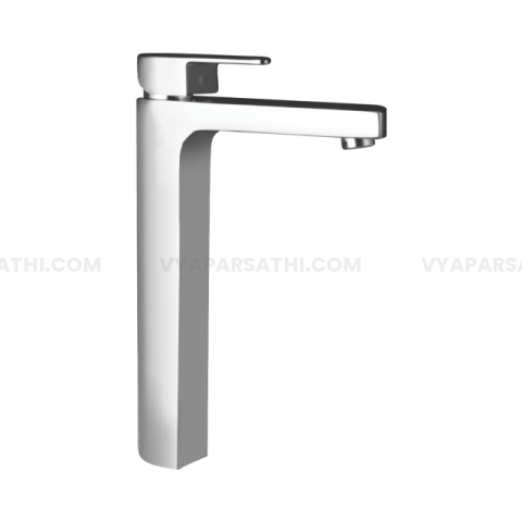 Onida Single Lever Long Basin Mixer with Hose (15mm) | Grace Series