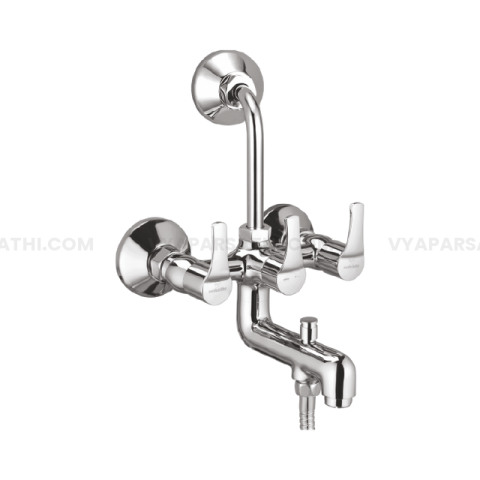 Onida 3-in-1 Wall Mixer with Bend (Foam Flow) | Charm Series